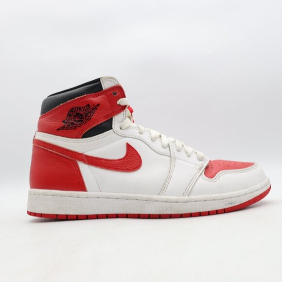 Nike Air Jordan 1 Heritage Red Men's Size 9.5 Retro High OG Sneakers 555088-161 - Picture 1 of 9